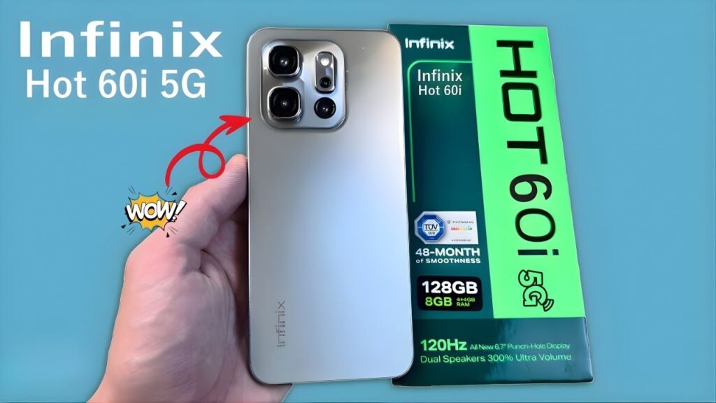Infinix Hot 60i 5G Launched With Massive Battery and Budget Gaming Power